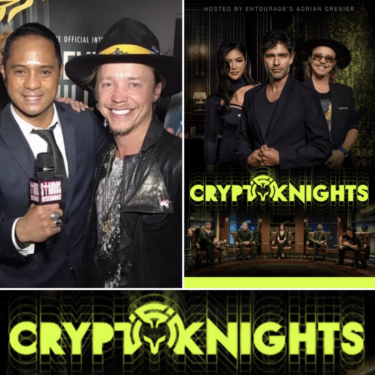TyroneTann's tweet photo. Wanted2Help Promote & Dedicate this #StepbackSunday Fond Memory, to one of my #LongtimeDearest Friends in this Biz; (Billionaire Titan/ Philanthropist) #BrockPierce, who now Stars in the NewRealityShow Series; @CryptoknightsHQ, which Is NowOut on AMAZON @PrimeVideo! #CheckItOut! https://t.co/8I0HJSgYd2