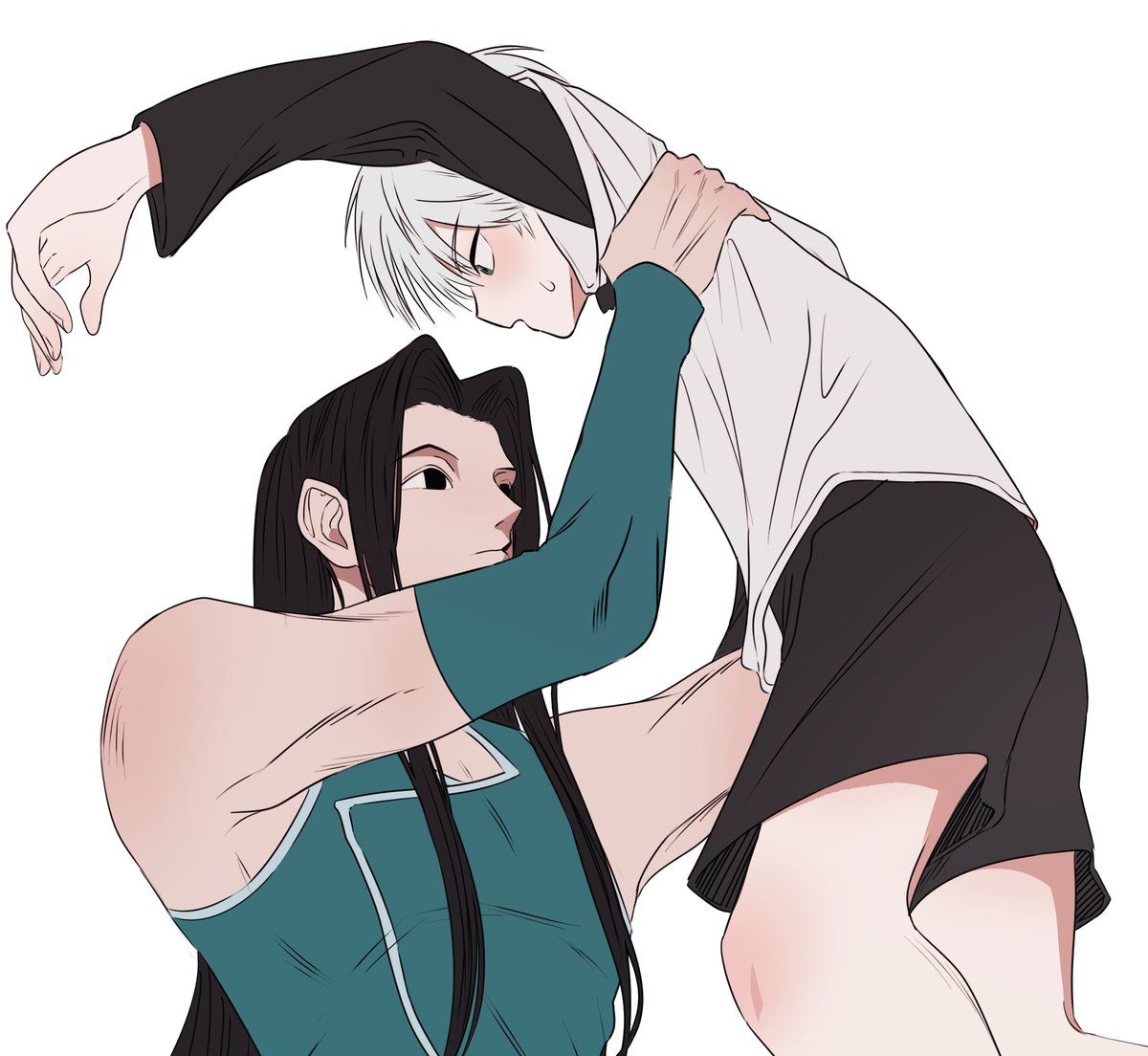 bvanian's tweet image. #hxh #hunterxhunter #키르아 #이르미
키르아 번쩍 들어올리는 이르미