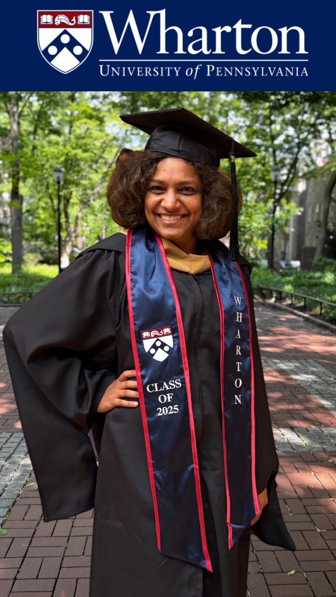 Priyanka Vergadia (@pvergadia) on Twitter photo š This weekend was the grand finale of my fulfilling journey at <a href="/Wharton/">The Wharton School</a> School: MBA Class of 2025 is officially in the books!
#WhartonGrad #MBA #Classof2025 š This weekend was the grand finale of my fulfilling journey at <a href="/Wharton/">The Wharton School</a> School: MBA Class of 2025 is officially in the books!
#WhartonGrad #MBA #Classof2025