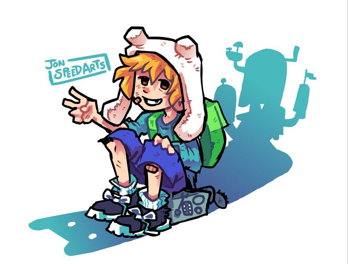 Jon_SpeedArts's tweet image. Finn doodle #AdventureTime