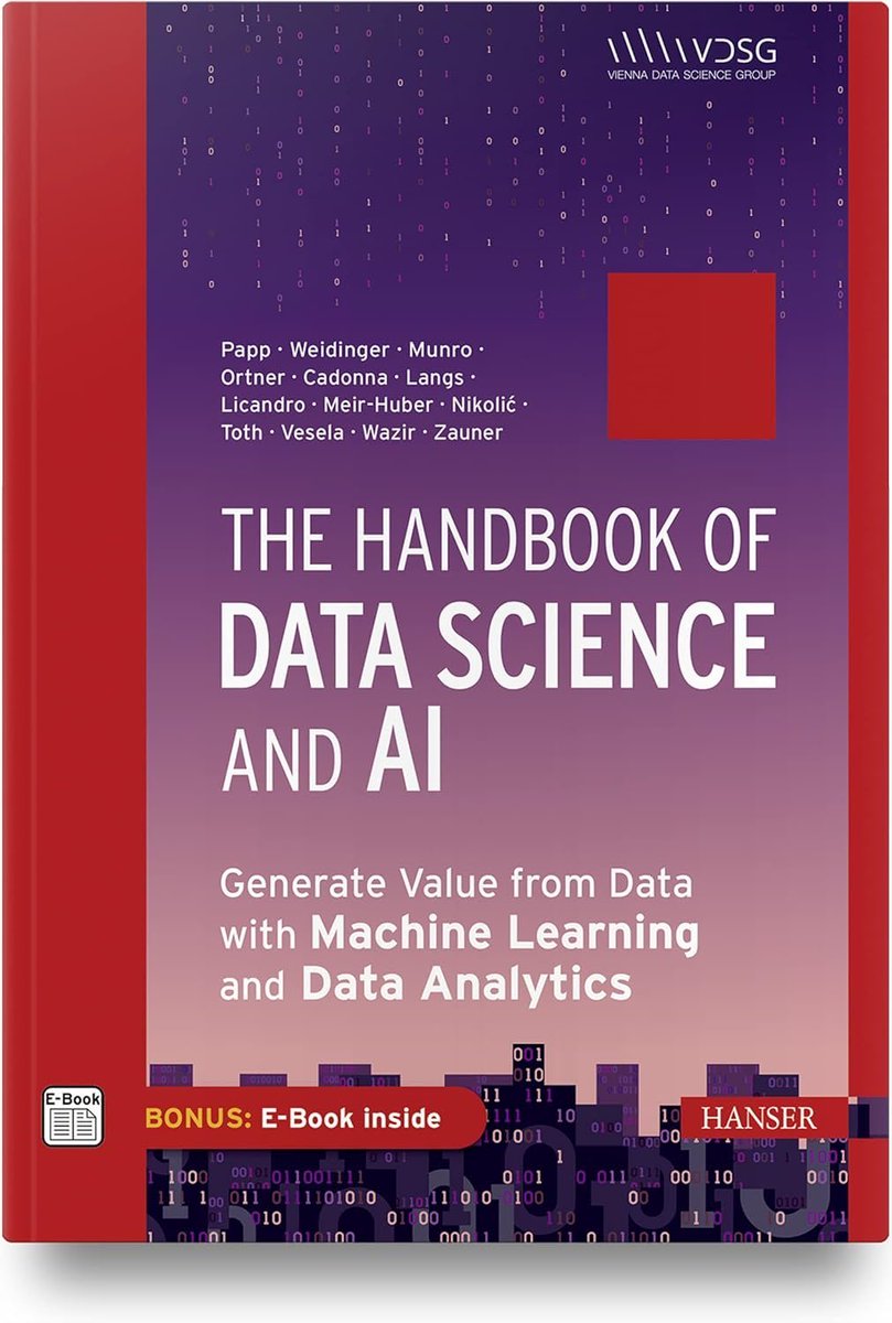KirkDBorne's tweet photo. The Handbook of #DataScience and #AI — Generate Value from Data with #MachineLearning and Data #Analytics: https://t.co/ok23tSbaCV
——
#DataScientist #ML #DataStrategy #AnalyticsStrategy #DataLeadership #Datapreneurship #Datapreneur @LeadershipData #CDO #CMO #CTO #CAIO #Startups https://t.co/80cFCXwDzI