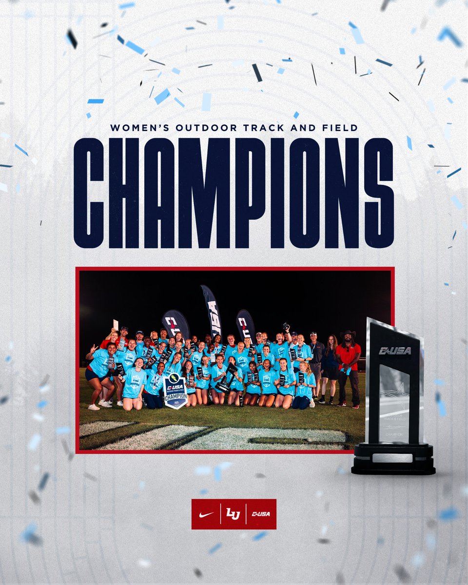 Bringing home some hardware! 🏆

The Lady Flames capture the CUSA title, completing a Triple Crown (cross country, indoor track &amp; field and outdoor track &amp; field championships). 

To God be the glory! #HonorHim