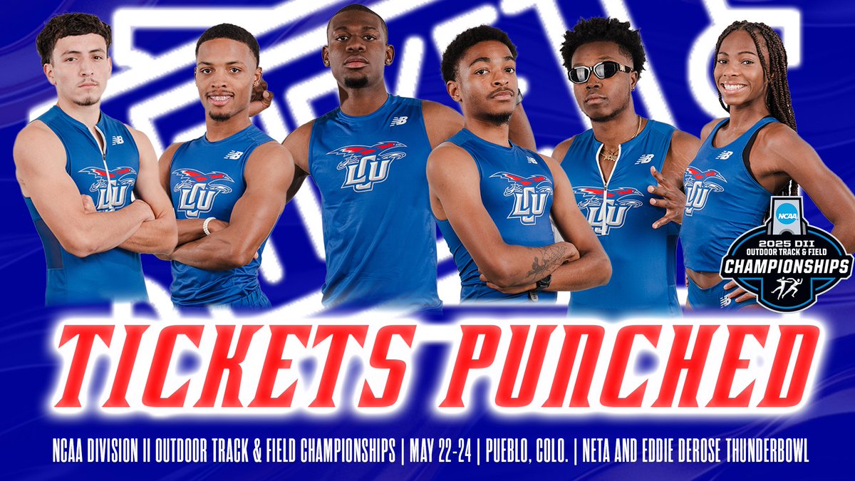 🚨 TICKETS PUNCHED 🎟️

Lubbock Christian Sends Six Athletes to the NCAA DII Outdoor Championships to Compete in Four Events! 🏃‍♂️🏃‍♀️

Congrats and Best of Luck to Our National Qualifiers! 👏