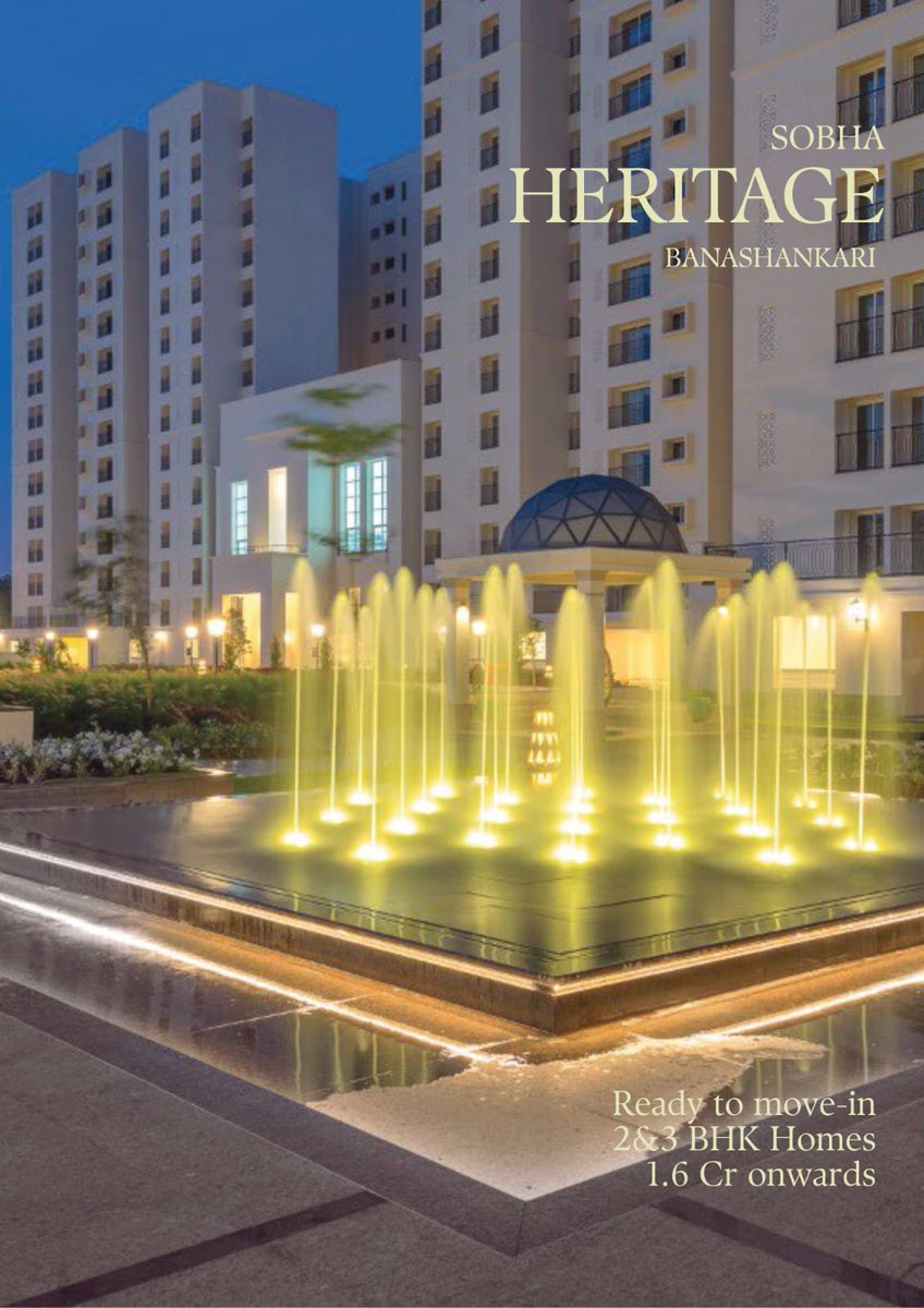 Vinod Ramaswamy I Citizens Art (@citizens_art) on Twitter photo What makes South Bengaluru truly special?
A million lush trees that breathe life into the city?
Feel free to connect for more details.
<a href="/SobhaLtd/">SOBHA Limited</a> #sobhahomes #sobhavalleyview #sobhaheritage #banashankari #dreamhomes What makes South Bengaluru truly special?
A million lush trees that breathe life into the city?
Feel free to connect for more details.
<a href="/SobhaLtd/">SOBHA Limited</a> #sobhahomes #sobhavalleyview #sobhaheritage #banashankari #dreamhomes