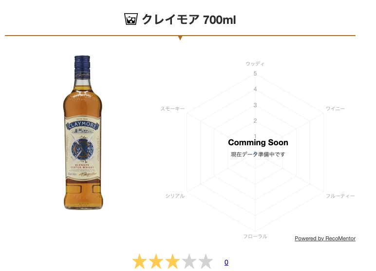 本日アクセスが多かったのは『クレイモア』のページでした・・・！

ホワイト＆マッカイが製造する手頃な価格で毎日飲めるブレンデッドウイスキー
whisky-lab.com/brands/claymor…

#ウイスキー