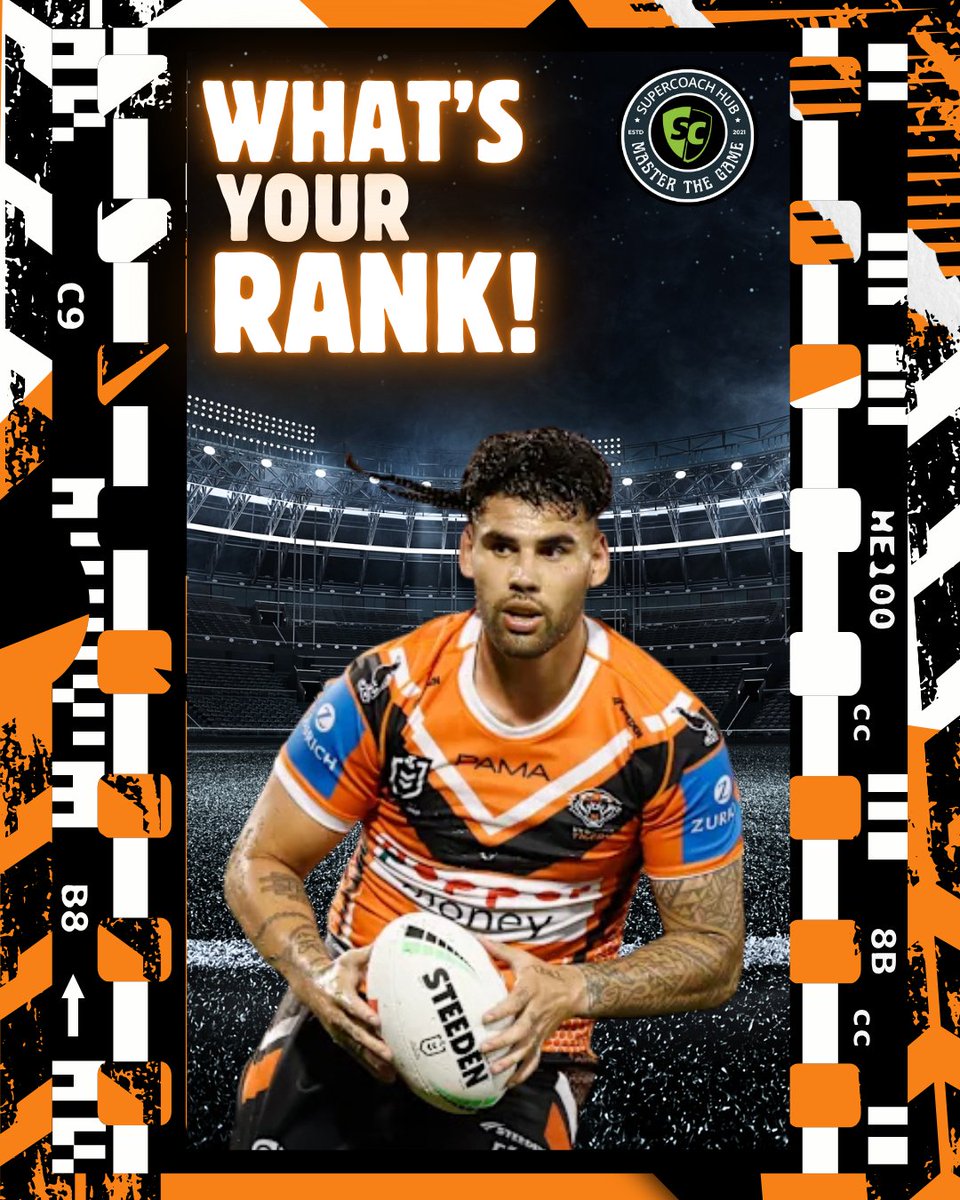 SuperCoach_Hub's tweet image. 𝐖𝐡𝐚𝐭’𝐬 𝐘𝐨𝐮𝐫 𝐎𝐯𝐞𝐫𝐚𝐥𝐥 𝐑𝐚𝐧𝐤 ❓

📊 Drop your overall rank below and let’s see who’s topping the ranks! 🏆  
💪 Brag or cry, we want it all! 😎 
#NRLSuperCoach