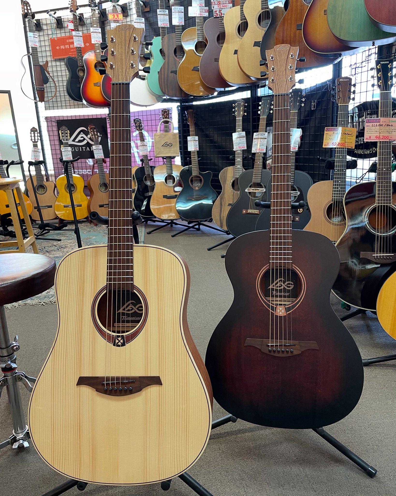 LAG GUITARS Tramontane T70A アコギ ケース付き