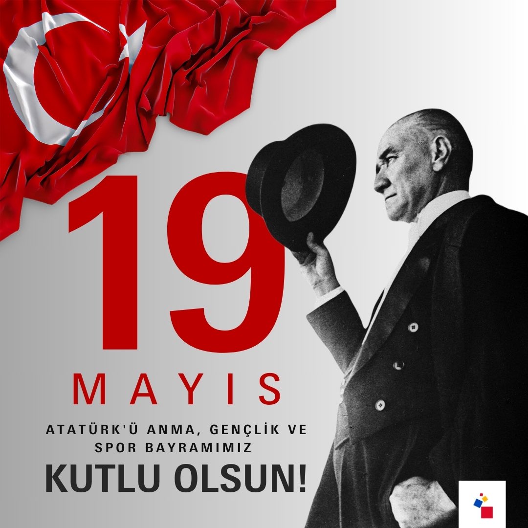 🇹🇷 19 Mayıs Atatürk’ü Anma, Gençlik ve Spor Bayramı Kutlu Olsun!

Mustafa Kemal Atatürk’ün Samsun’a çıkarak başlattığı bağımsızlık mücadelesinin izinden yürüyen gençlerimiz, yarının güçlü Türkiye’sinin teminatıdır.
#19Mayıs #GençlikVeSporBayramı #AtatürküAnma #MustafaKemalAtatürk