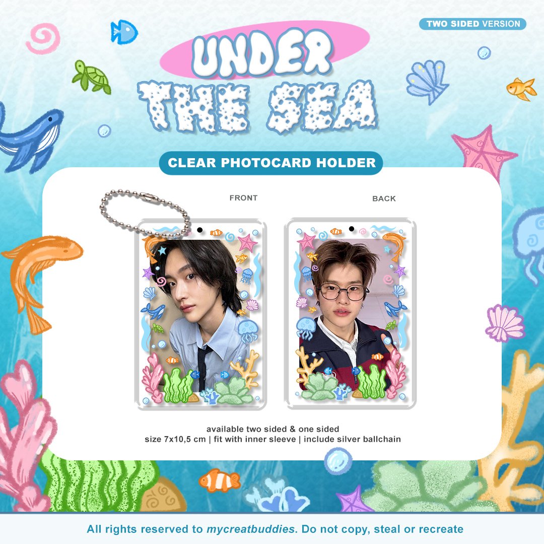 mycreatbuddies's tweet photo. RT and like are highly appreciated

˖ ࣪ OPEN PRE ORDER Under the Sea Photocard Holder°•

○ PO period : 19 mei-2 juni 2025
○ Form order : https://t.co/vypoThAqYU
 
°For International order thru dm ♡ 

♡ scroll this thread to see the real pitc ♡
t. wts buy beli cahol ikan https://t.co/LUbCflidss