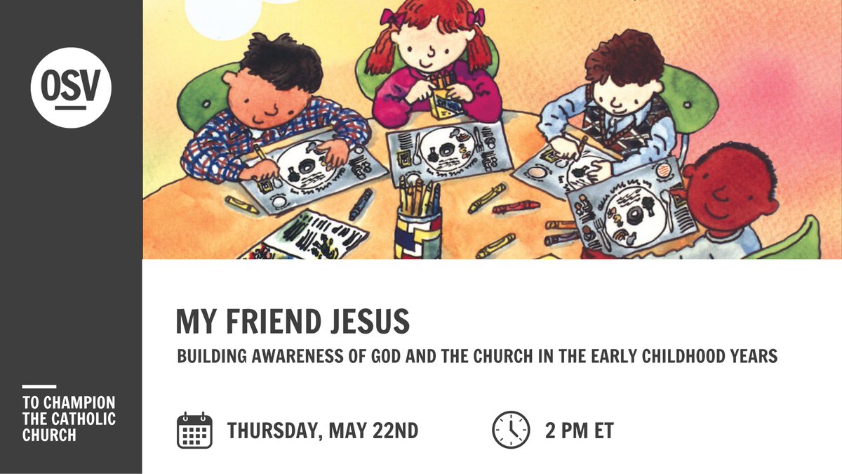 JosephOSV's tweet image. Don&apos;t miss our Thursday @OSV webinar with seasoned catechetical leader and early childhood expert Ana Arista (author of the Allelu! Early Childhood Religion Series)! Register here: zoom.us/webinar/regist…