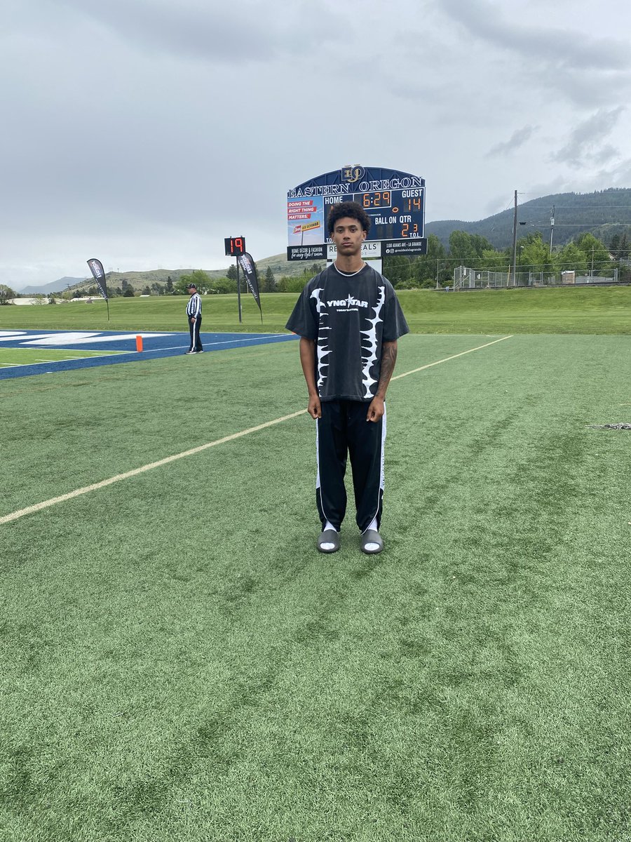 Thanks <a href="/CoachTaylorEOU/">Coach Solo Taylor</a> for having me out and showing what the school was about!