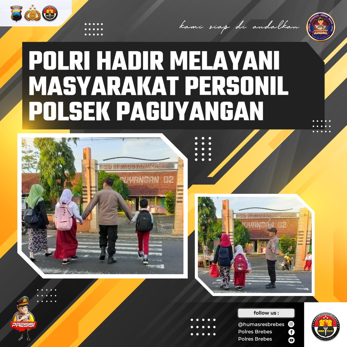 harefalbrn_'s tweet photo. POLRI HADIR MELAYANI MASYARAKAT PERSONIL POLSEK PAGUYANGAN

@divisihumaspolri
@humas_poldajateng

#polresbrebes
#polresbrebeshebat
#bhabinkamtibmas
#humaspolri
#polriuntukindonesia
#polrihadir
#polisiindonesia
#PolriPresisi
#brebeshariini https://t.co/PG2AnmftOd