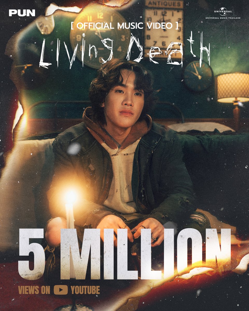 PUN__Official's tweet photo. 'Living Death' Music Video 5,000,000 views on YouTube

Listen now: 👉https://t.co/weaRtY3I8h

#LivingDeath_PUN #PUN #UniversalMusicTH #MIUTH https://t.co/uPhnOE315w