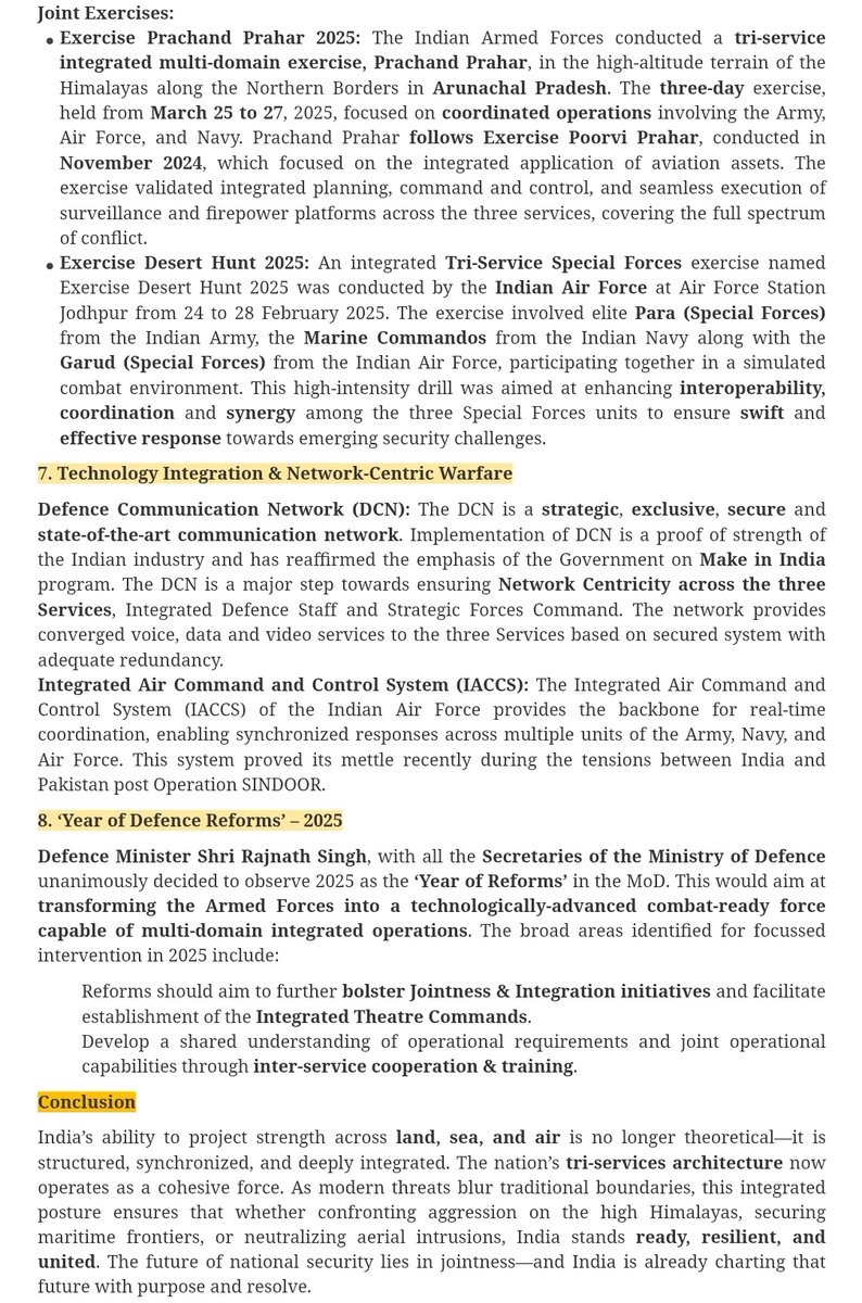 Statement:
Indian Air Force conducted high-impact air operations on targets such as the Nur Khan Air Base &amp; Rahimyar Khan Air Base

Carrier Battle Group maintained a powerful air defence shield that prevented hostile aerial incursions, especially from 🇵🇰's Makran coast.