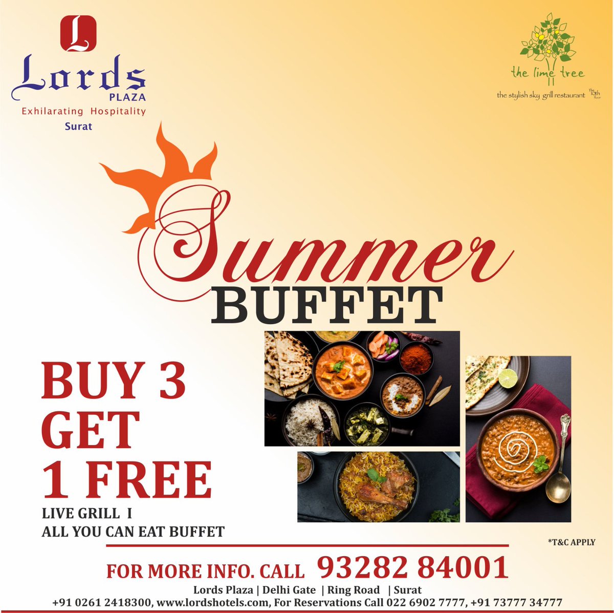 lpssurat's tweet image. Happiness on a Plate!!
Summer Buffet — Buy 3, Get 1 Free!!

#buffetfood #BuffetGoals #buffetstyle #BuffetTime #BuffetLovers #summervibes #summerbuffet