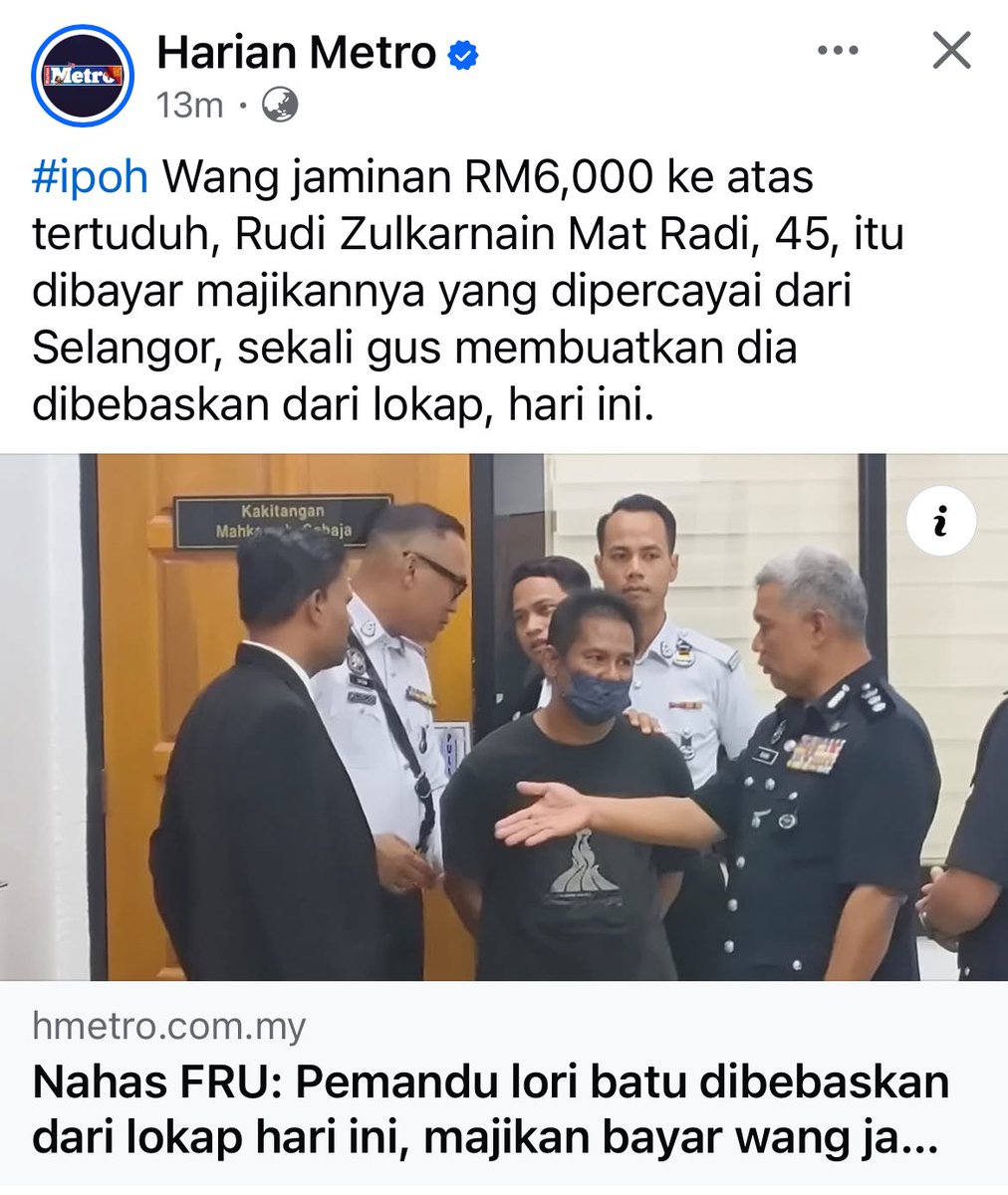 SyedAkramin's tweet photo. Saya fikir undang-undang perlu dipinda. Heret majikan sekali dalam lokap. Biar majikan ada rasa tanggungjawab untuk pastikan setiap kenderaan mereka selamat digunakan. https://t.co/AaamODARIJ
