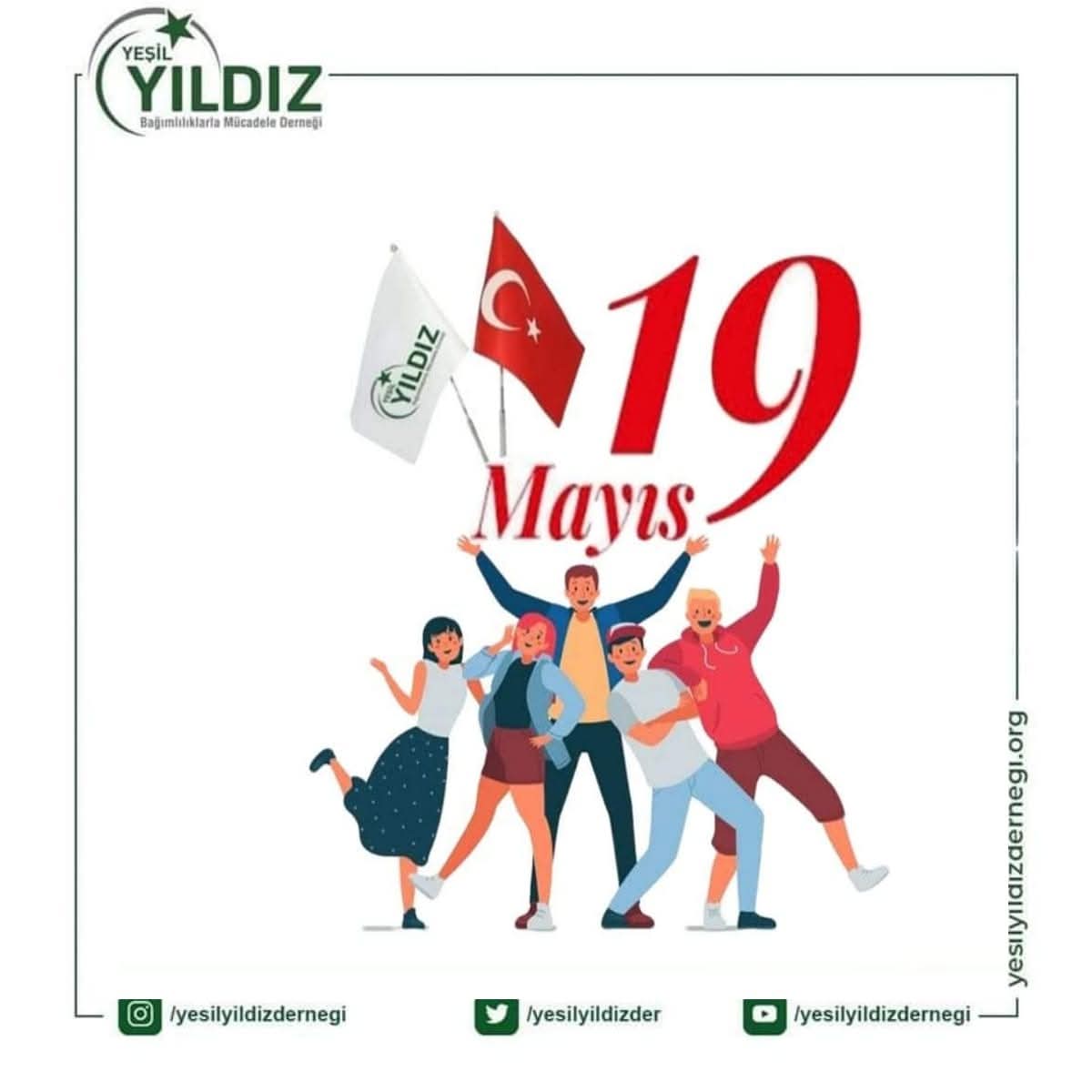 "19 Mayıs’ta gençliğin gücüyle bağımlılıkları yenip, özgür bir geleceğe koşalım. Sağlıklı seçimlerle umut dolu yarınlar inşa edelim. Gelecek sizin, inançla ilerleyin! #GençlikVeGelecek
#19mayis1919  #yahyaoger #EurovisionRTVE