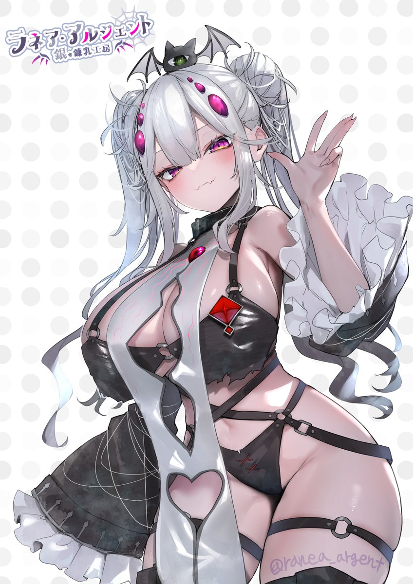 まだ配信を見た方にしか公開してないですが、新モデルの衣装でお礼イラスト描きました🍤🕸
改めて、沢山の方に誕生日をお祝いいただいたことを実感できます…本当に有難うございました…っ！！✨💖
#ラネアート #Vtuber