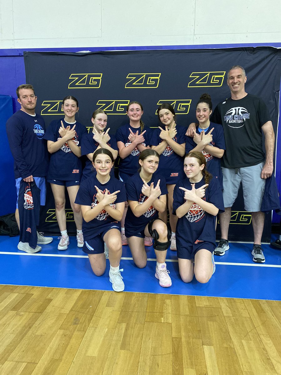 zg_newengland's tweet photo. Huge congratulations to @TakeChargeHoops on winning the 9th grade #ZGCvC championship! Clutch pass and layup with seconds left to secure the W!๐๐ฅ๐ https://t.co/wfc9bUldRt