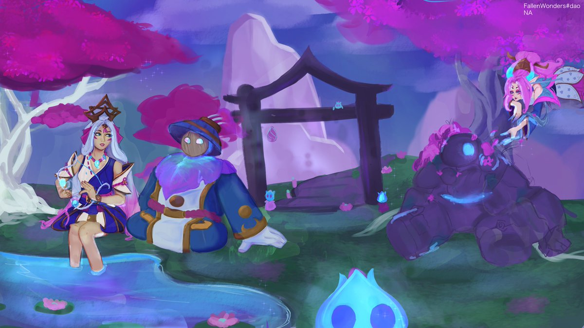 fallenwonders's tweet photo. My entry for @LeagueOfLegends spirit blossom art contest 🩷 pushed myself from the usual style for this so…big hopes

#ArtofLegends #spiritblossom https://t.co/IttTGb1b0w