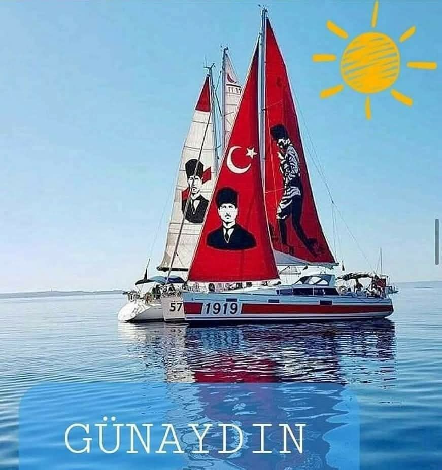 🍃🌹Günaydınnnnnn🌹🍃
Bugün  Güneş Samsundan doğdu.
Günaydın TÜRKİYEM🇹🇷🇹🇷🇹🇷
Günaydın Umuda…🌈🍀🌻
Günaydın dostlara…🤗☀️
#Günaydın #guenaydin 
#19Mayıs1919 #19MayısGenclikveSporBayramı