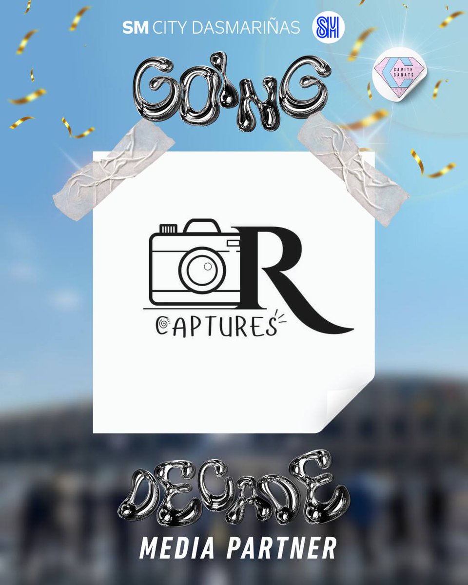 cvt_caratsph's tweet photo. Making #GoingDecade extra special with our official Media Parter, R Captures! ππ
See you on D-Day!
#CaviteCaratsPH #EverythingsHereAtSM #FeelGoodAtSMDasma #DASHinDasma https://t.co/qeO9uZ6rK6