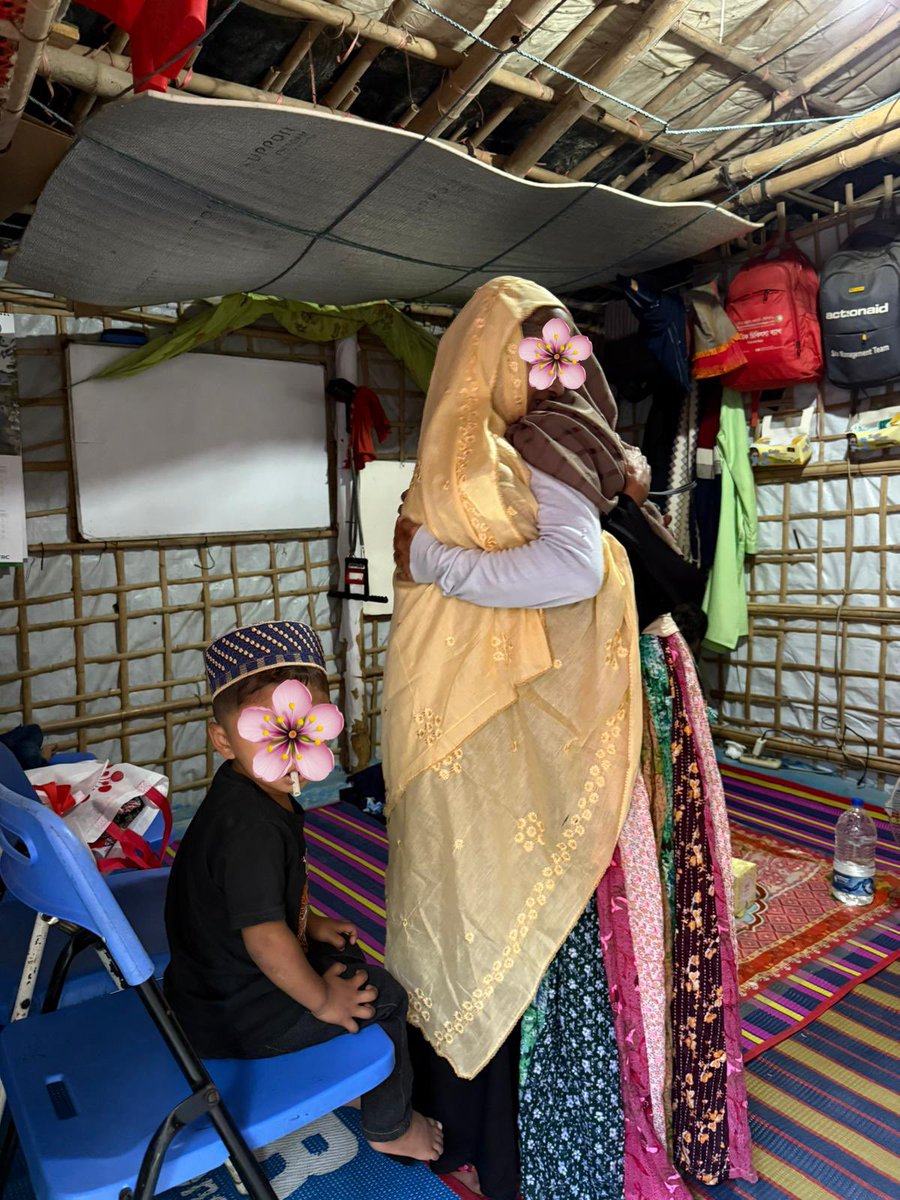 Sharifah Shakirah (@sharifahrwdn) on Twitter photo In Bangladesh,I met a Rohingya mother separated from her son during the 2017 genocide. Now alone in a refugee camp, she hugged me and whispered,“Tell my son your mother touched here.”She had nothing to send but her love.
And it crossed oceans.
#Rohingya #Genocide <a href="/RohingyaWomen/">Rohingya Women Development Network (RWDN)</a> In Bangladesh,I met a Rohingya mother separated from her son during the 2017 genocide. Now alone in a refugee camp, she hugged me and whispered,“Tell my son your mother touched here.”She had nothing to send but her love.
And it crossed oceans.
#Rohingya #Genocide <a href="/RohingyaWomen/">Rohingya Women Development Network (RWDN)</a>