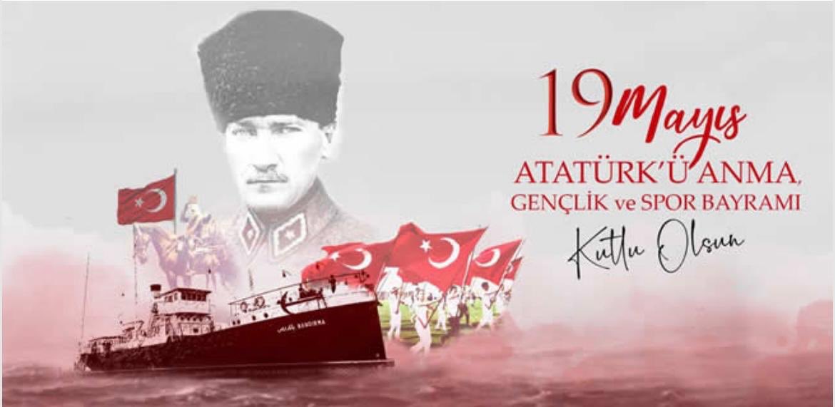 19 Mayıs Atatürk’ü Anma ve Gençlik ve Spor Bayramı’mız kutlu olsun! 🇹🇷❤️