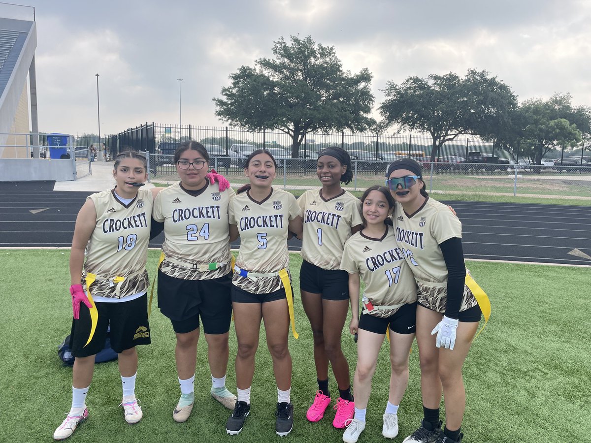 Crockett ECHS Athletics (@crockett_sports) on Twitter photo So proud of our Flag Football team!! They played so hard & so well on Saturday & have qualified for the Championship Tournament this Friday! Good Luck!!! <a href="/AustinCrockett/">Crockett ECHS</a> So proud of our Flag Football team!! They played so hard & so well on Saturday & have qualified for the Championship Tournament this Friday! Good Luck!!! <a href="/AustinCrockett/">Crockett ECHS</a>