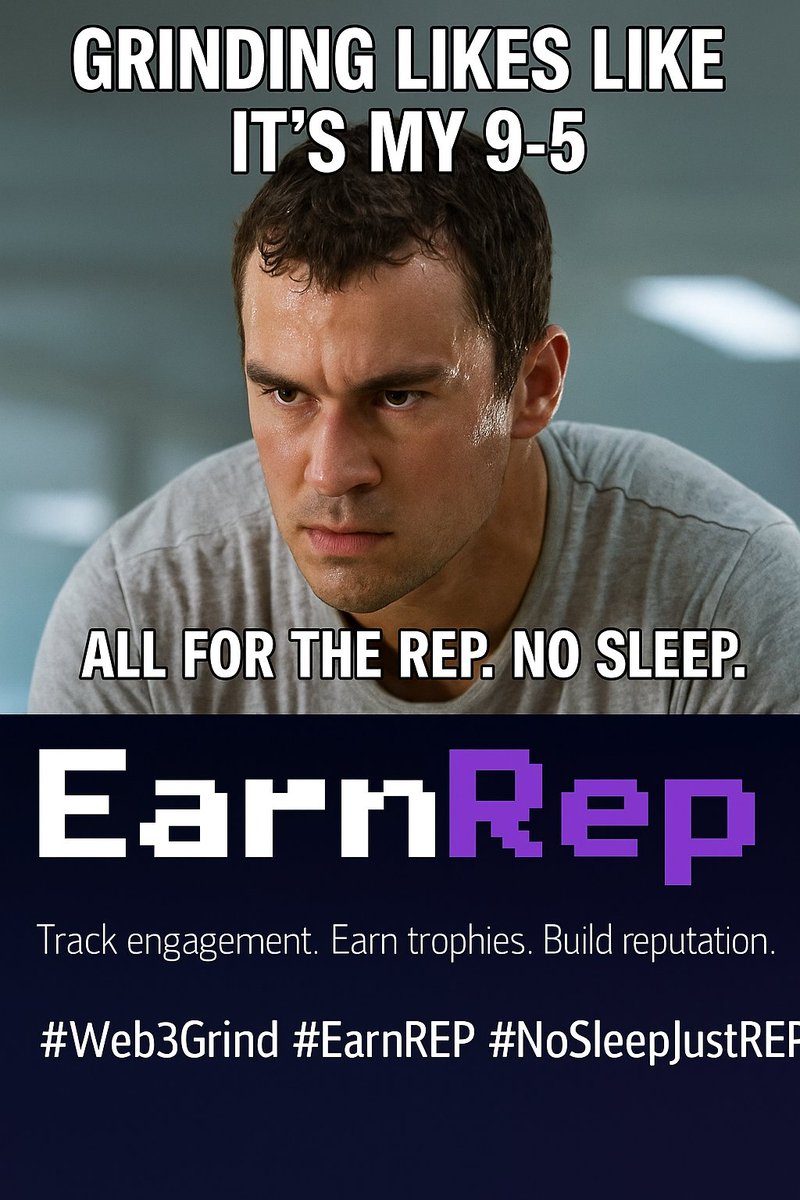 djrrudolph's tweet photo. 😤 No sleep. Just tags, likes, and $REP.
Who else on that grind?
@GiveRep @Ikadotxyz @ATTNtoken
#CryptoMeme #Web3Grindset #EarnREP #NoDaysOff https://t.co/2HUvnwjvC6