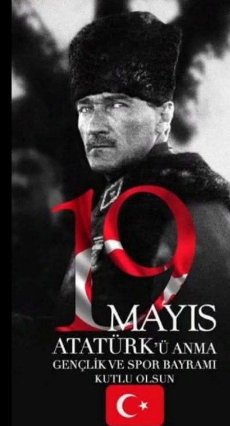''Ey Türk Gençliği! Birinci vazifen Türk istiklâlini, Türk Cumhuriyeti'ni, ilelebet muhafaza ve müdafaa etmektir..'' Mustafa Kemal ATATÜRK
19 Mayıs Atatürk'ü Anma Gençlik ve Spor Bayramımız kutlu olsun 🇹🇷
