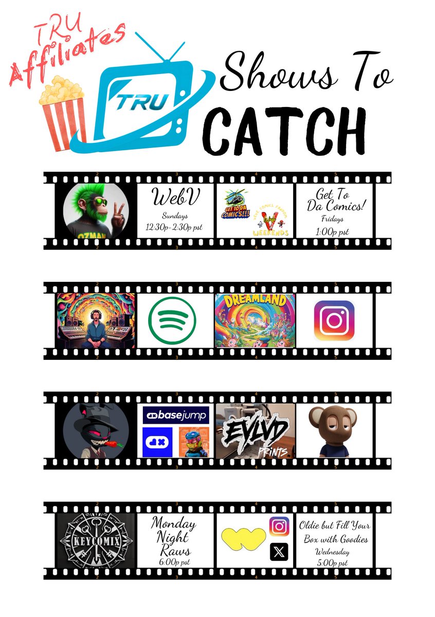 DeeOneAndOnly_'s tweet photo. TRU Affiliates of @TRUMediaGroup 

Make sure you mark your calendars and check these guys out: 

@OzmanKollects63 : https://t.co/w3uo789N2w

@DelcoDudes : https://t.co/zbkWhcxpaS

@EVLVD_1 : https://t.co/CJi4MTKYkv

@KeyComix : https://t.co/a3BNqf5OQR

#TheFutureOfContent #TRU https://t.co/6iMeGl9yMo