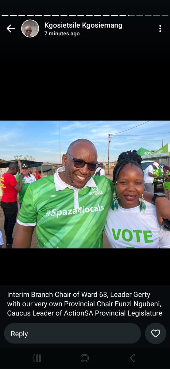 Ward 7 had a successful branch launch today congratulations to promise skosana. Valor valo dololo