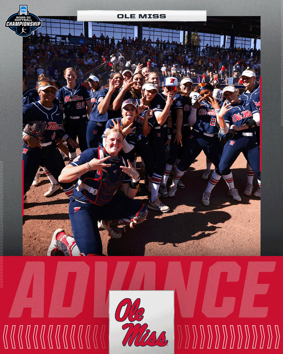 NCAA Softball (@ncaasoftball) on Twitter photo REBS UPSET W SENDS THEM TO SUPERS 😤
<a href="/OleMissSoftball/">Ole Miss Softball</a> upsets (13) Arizona, 7-3, to advance to Super Regionals for their third time in program history!
#RoadToWCWS REBS UPSET W SENDS THEM TO SUPERS 😤
<a href="/OleMissSoftball/">Ole Miss Softball</a> upsets (13) Arizona, 7-3, to advance to Super Regionals for their third time in program history!
#RoadToWCWS