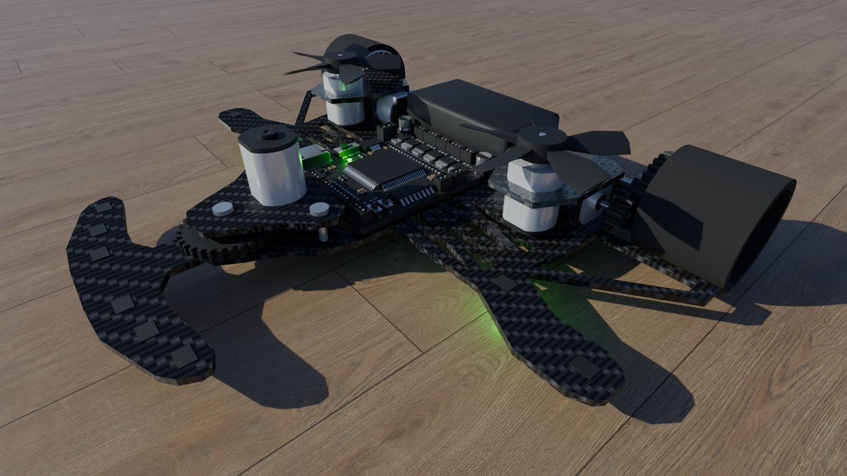 draker_dg's tweet image. Downforce Test 2 (Two Propellers)
Robot: Raptor V1
Net Weight: 0.140 kg
Maximum Omega: 209.4 rad/s (2000 RPM)
Static thrust: 0.00005 kg
Maximum Force: 0.5873 kg
Increase: 320%
Simulator: Webots

#webots #downforce #StaticThrust #Raptor #3D