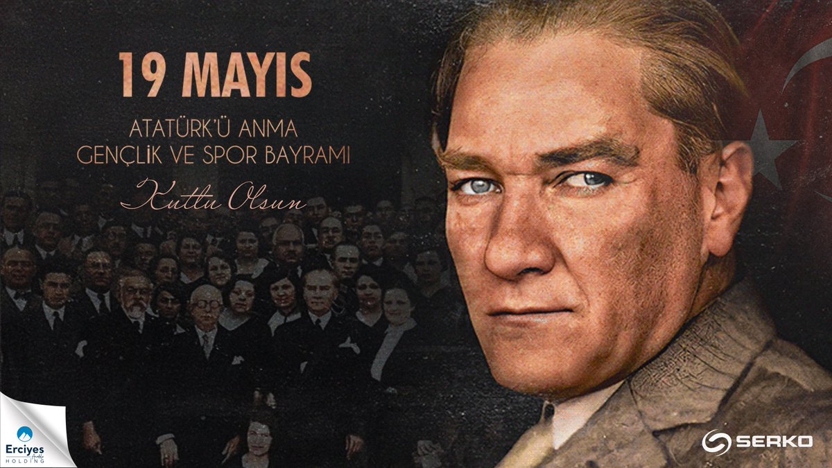 Cumhuriyetimizin temellerinin atıldığı, Gazi Mustafa Kemal Atatürk’ün Samsun’a çıkarak kurtuluş meşalesini yaktığı 19 Mayıs 1919’un 106. yıl dönümü kutlu olsun! 🇹🇷 

#SerkoYay
#19Mayıs