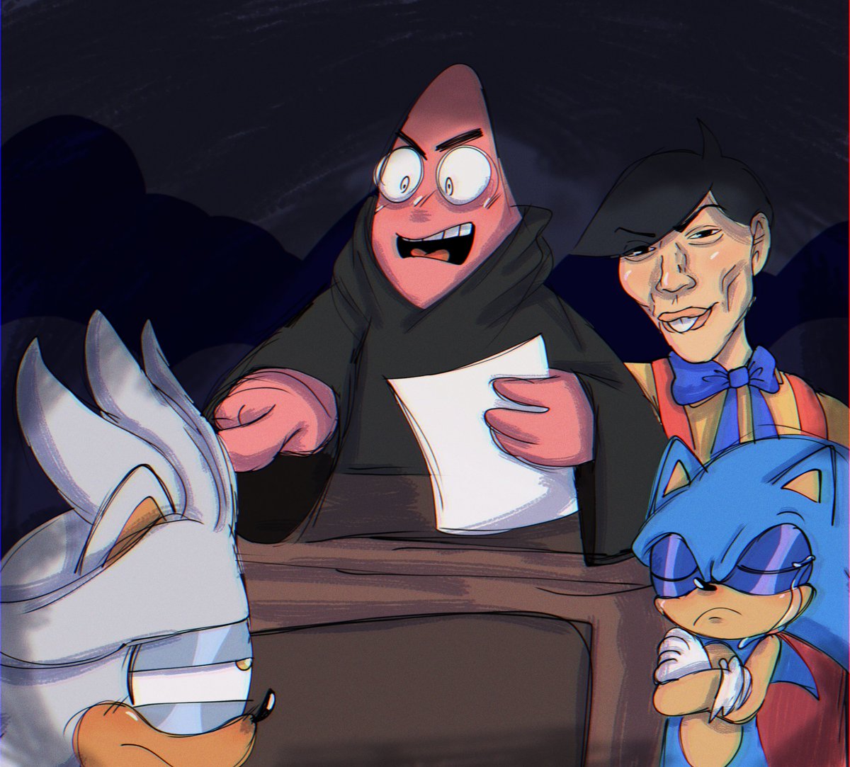 I don't know what I do, but it's fun. 
#SonicTheHedgehog #ShadowTheHedgehog #SilverTheHedgehog