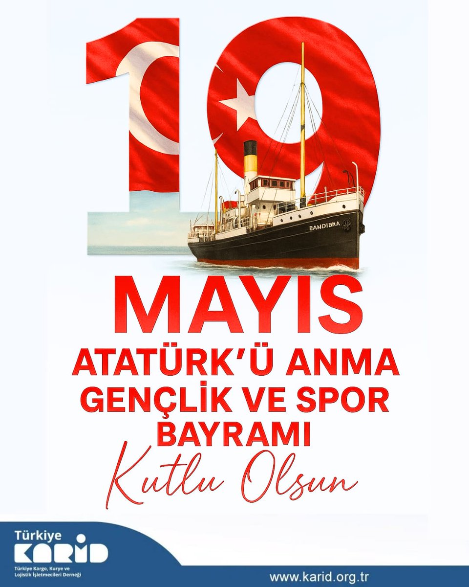19 Mayıs Atatürk'ü Anma, Gençlik ve Spor Bayramımız kutlu olsun 🇹🇷🇹🇷