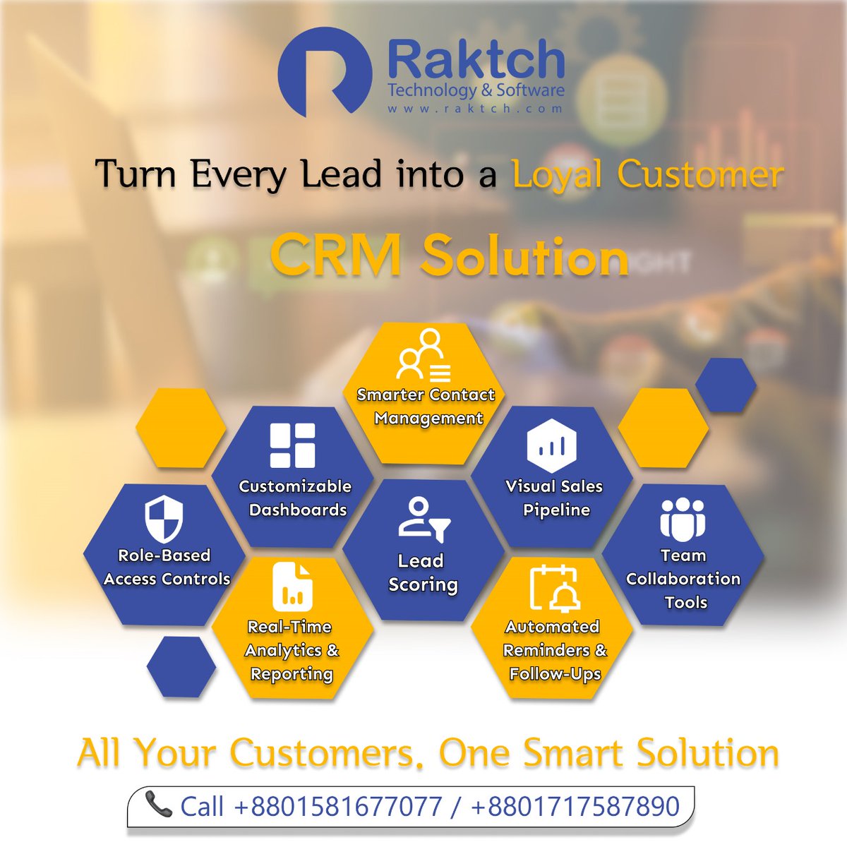 Raktchme's tweet photo. ✨ Turn every lead into a loyal customer with Raktch’s powerful CRM Solution!
From smart contact management to real-time analytics—manage all your customers with one smart platform.
📞 Call now: +8801581677077 / +8801717587890

#CRMSoftware #CustomerRelationshipManagement https://t.co/lYanvZsu5g