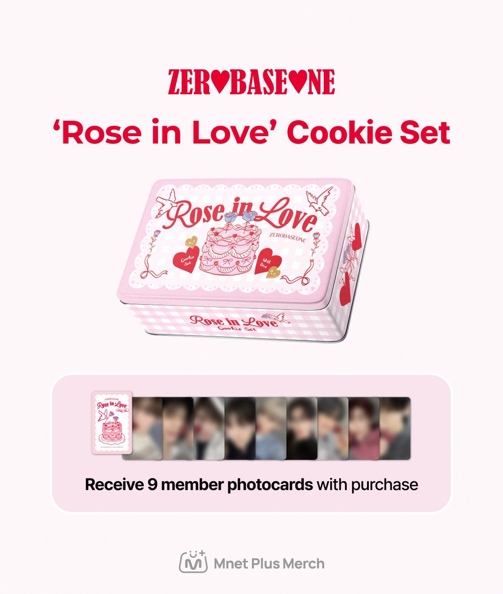 MM] ZB1 '𝑹𝒐𝒔𝒆 𝒊𝒏 𝑳𝒐𝒗𝒆' Cookie Set Global Sales OPEN