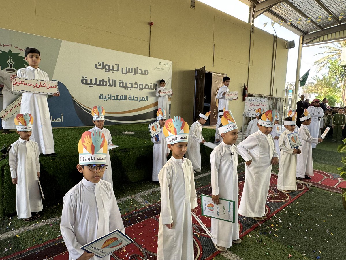 MOE_TAB_76438's tweet photo. بهمة عالية وإبداع متميّز 
قدم طلاب الصف الأول الابتدائي / أ 
بقيادة المبدع 
أ. ماهر عبد السميع
إذاعة صباحية مميزة ، بعنوان العمل التطوعي ، شارك فيها جميع طلاب الصف وبحضور أولياء الأمور ، كل الشكر والتقدير لمعلم الصف على هذا الإبداع والتميّز . https://t.co/eZwC7BptFz