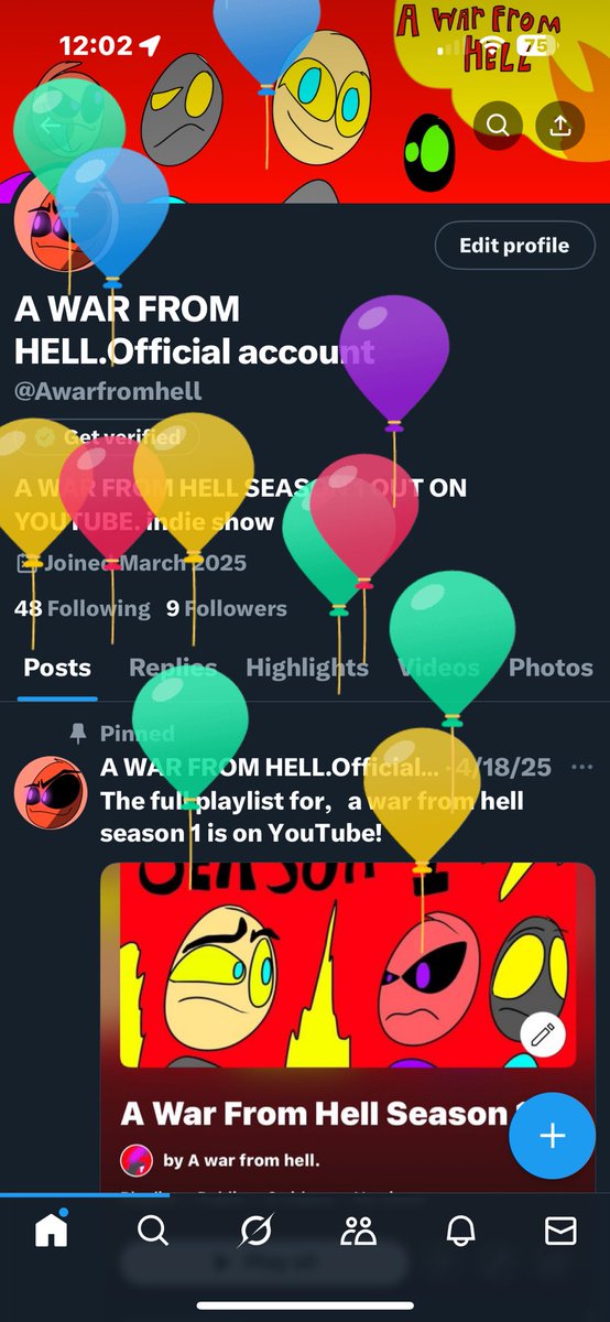 A WAR FROM HELL.Official account tweet media
