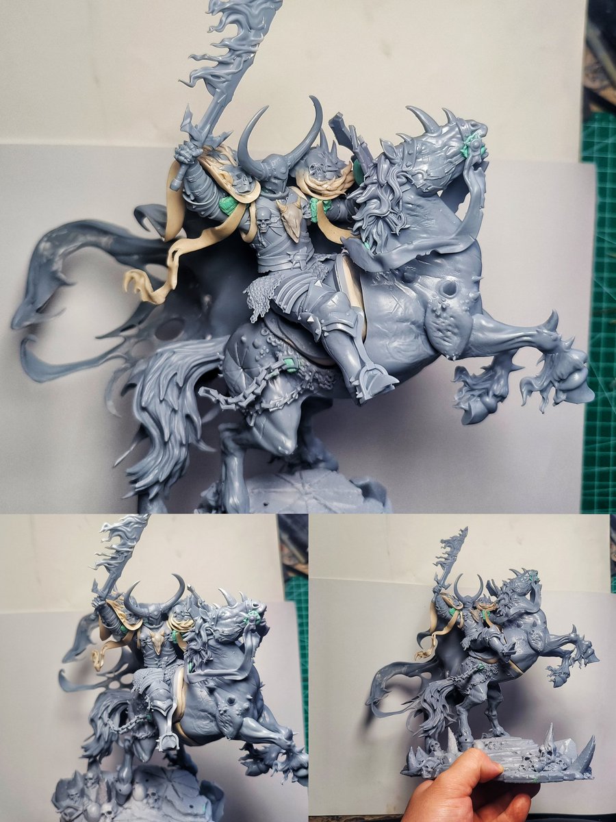 1927822LE's tweet image. 两款战锤题材的新作品 正在修件中