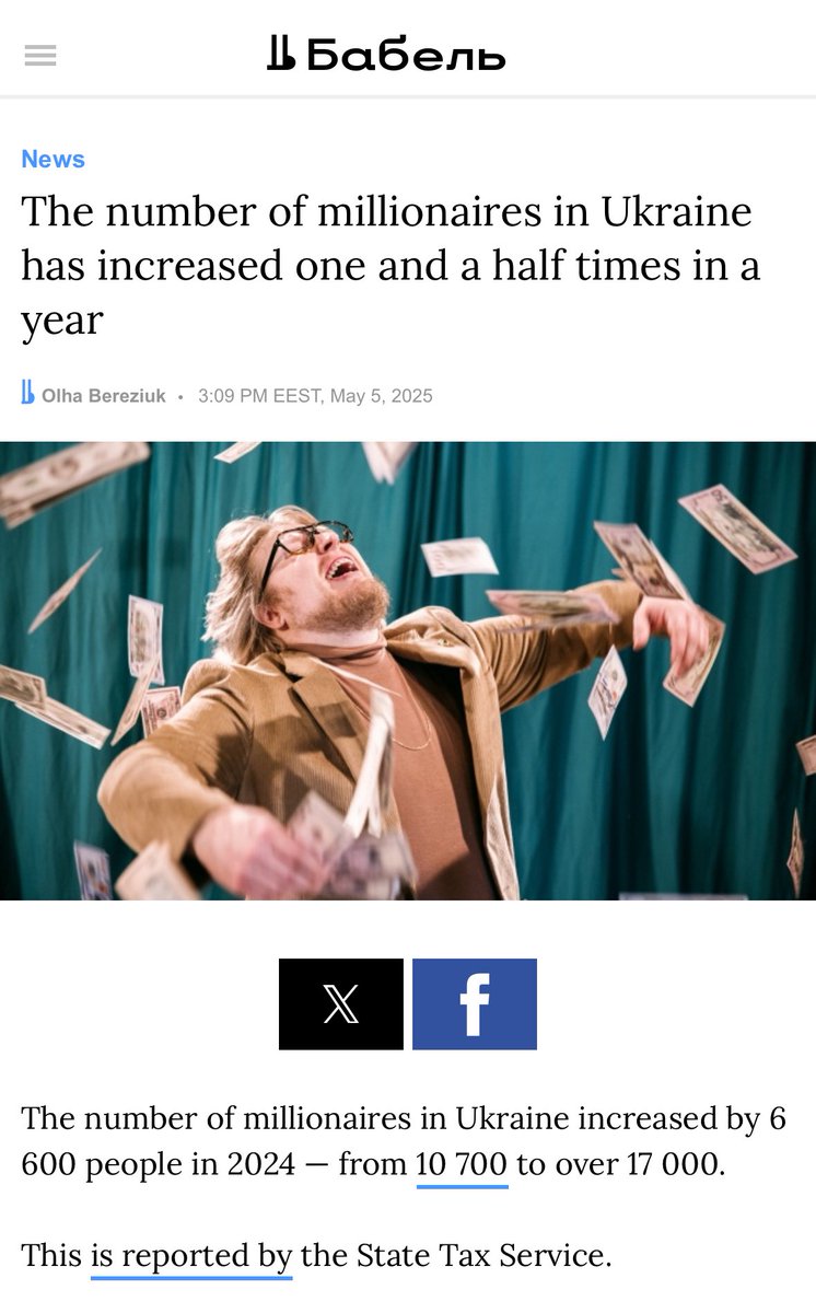 jfrcaron's tweet photo. Quand même fou n’est-ce pas.

Le nombre de millionnaires ukrainiens à explosé depuis un an.

On se demande bien comment ça a été possible…

. https://t.co/K0OpBQd2S9