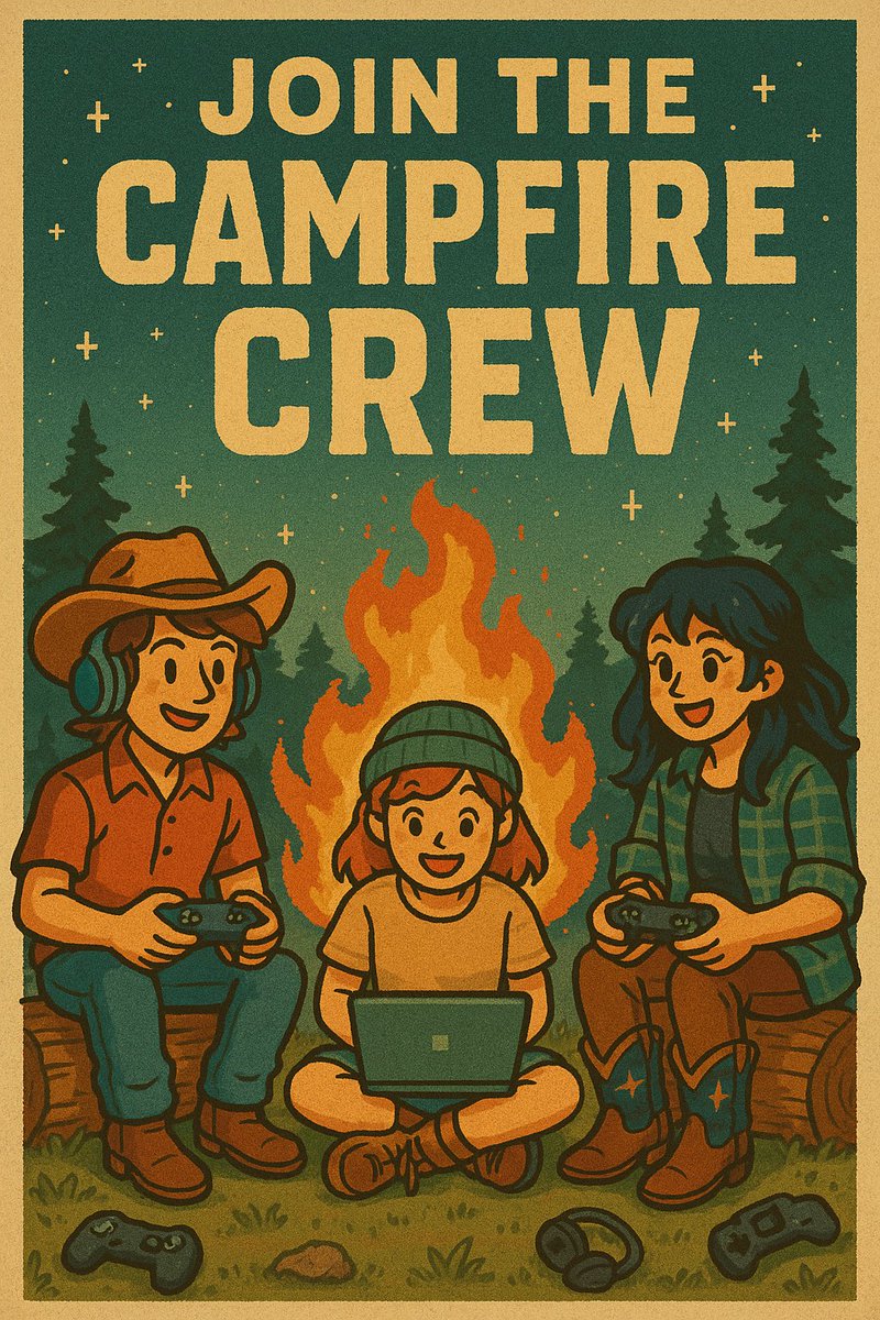 CampfireCrewGG's tweet photo. Hey streamers &amp; creators!
Come sit by the fire — share stories, spark collabs, and grow with the Campfire Crew.
The s’mores are digital, but the vibes are real.
Join us: https://t.co/YfyXj8sYZ6
#StreamerCommunity #ContentCreators #Twitch #Kick #YouTubeGaming #CampfireCrew https://t.co/VK6ts3RSBt