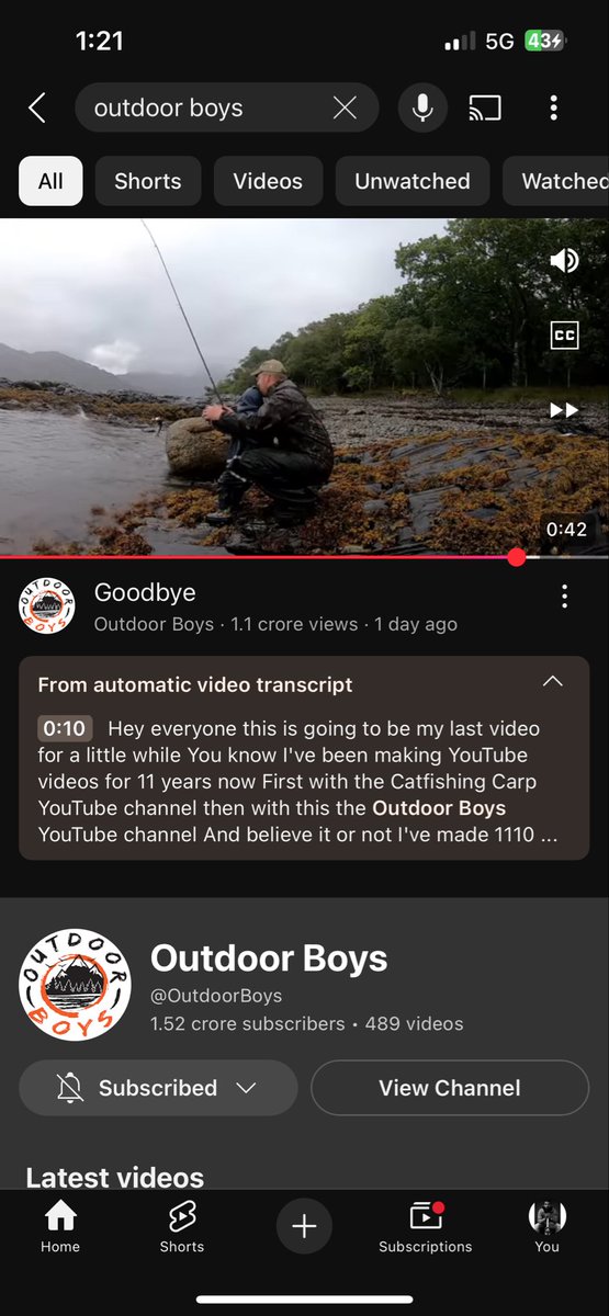 Faisal__251's tweet photo. To a channel that I have watched religiously for the last 2 years!
Goodbye, Outdoor Boys! A Legend! Finally it’s over 👋...
 #SurvivalSkills #outdoorboys https://t.co/s7XeCrrJZj