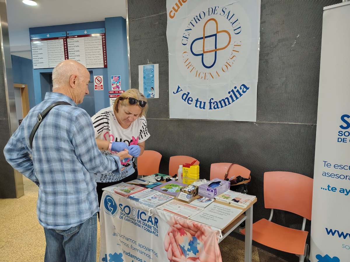 Sodicar's tweet image. El pasado 13 de mayo instalamos una mesa informativa y campaña de detección precoz en el @cs_oeste
Aprovechamos la ocasión para dejar constancia de nuestro reconocimiento y agradecimiento por la labor realizada por nuestros profesionales sanitarios. 💙
@Area2Cartagena