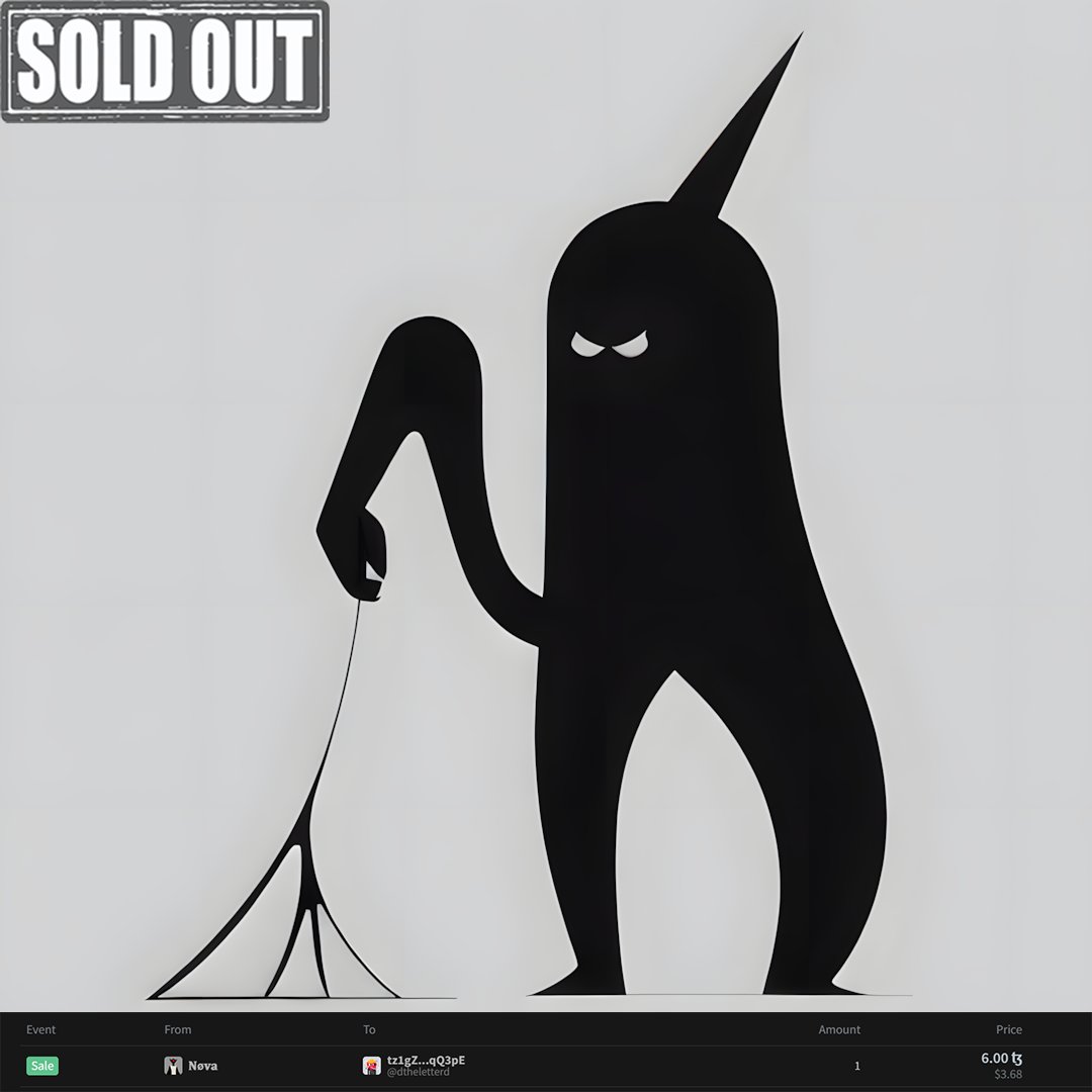 Nova_NFT_ARTIST's tweet photo. GM + SOLD OUT!♦️
No name. No ID. Just pure taste.👌
Ready for the next drop? 👀
#NeoMinimalism #Nox #TezosArts #NFTCollection #NFTs #CollectAndTrade #objkt #illustration #2d https://t.co/mZ02MZnsO9
