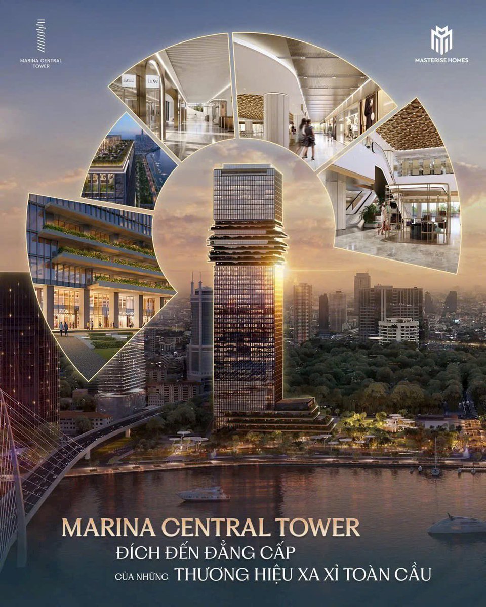 MinhTrachLand's tweet photo. Marina Central Tower - Đích đến đẳng cấp cho các thương hiệu xa xỉ toàn cầu

💎 Tọa lạc tại giao lộ trọng điểm Tôn Đ��c Thắng - Nguyễn Hữu Cảnh, liền kề cầu Ba Son và bên bờ sông Sài Gòn https://t.co/CvHq3B9DfZ