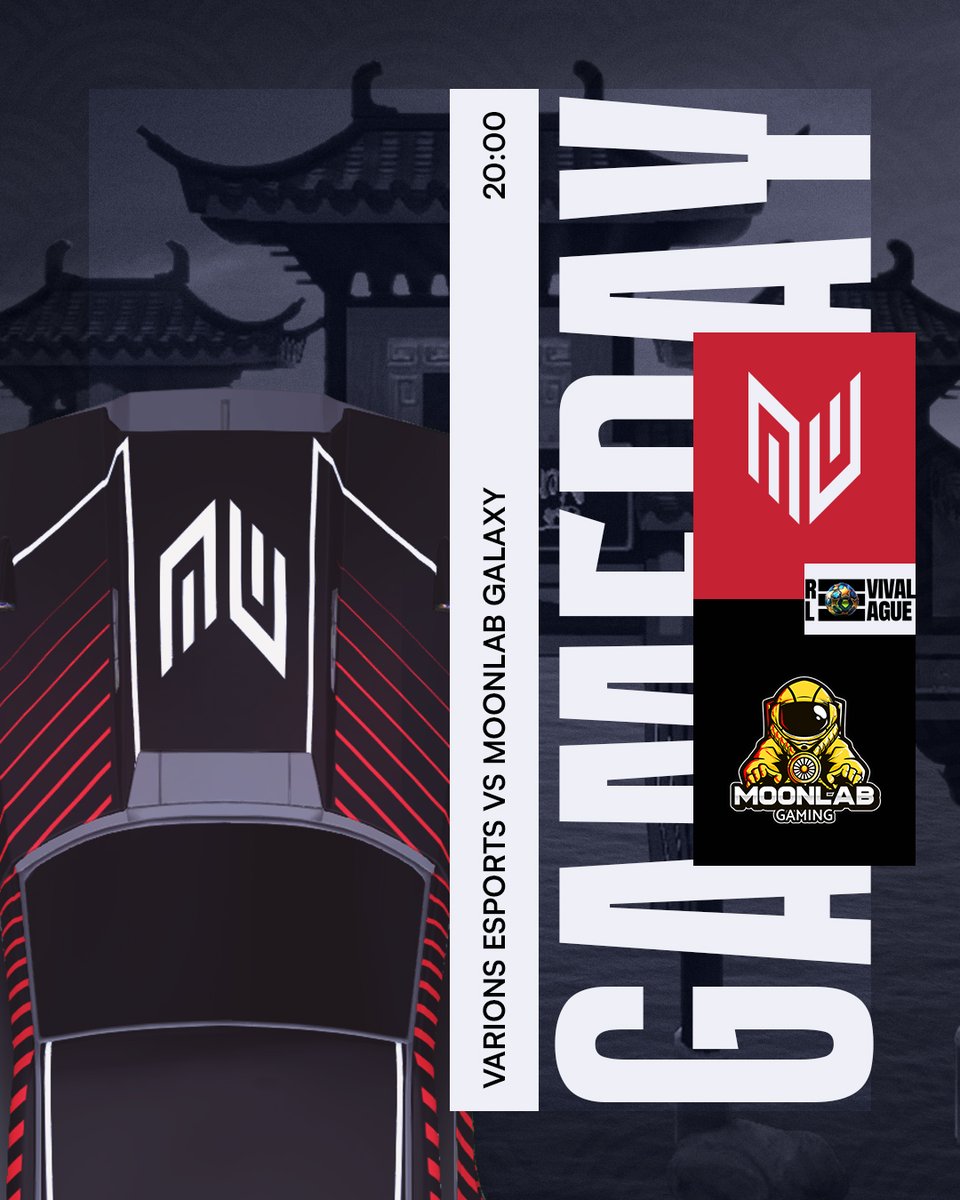 Varions Esports (@varionsesports) on Twitter photo πππππππ | #RocketLeague
π | REVIVAL LEAGUE - <a href="/CierzoEsports/">Cierzo Esports Academy</a>
π | <a href="/MoonLabGaming/">MoonLab Gaming</a> Galaxy
π | Silver Division - J2
β° | 20:00h
ππππππ
<a href="/GUSPY1_/">GUSPY1_</a>
#Curtu
<a href="/quaaxRL/">quaax</a>
#GoVRN β€οΈ πππππππ | #RocketLeague
π | REVIVAL LEAGUE - <a href="/CierzoEsports/">Cierzo Esports Academy</a>
π | <a href="/MoonLabGaming/">MoonLab Gaming</a> Galaxy
π | Silver Division - J2
β° | 20:00h
ππππππ
<a href="/GUSPY1_/">GUSPY1_</a>
#Curtu
<a href="/quaaxRL/">quaax</a>
#GoVRN β€οΈ
